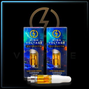 High Voltage - Greasy Runtz - .5G Live Hash Rosin Cart