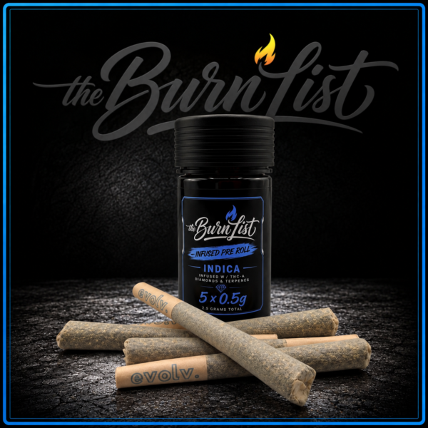 TBL-INFUSED PRE ROLLS - INDICA - PACKAGE + JOINTS