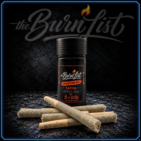 TBL-INFUSED PRE ROLLS - SATIVA - PACKAGE + JOINTS